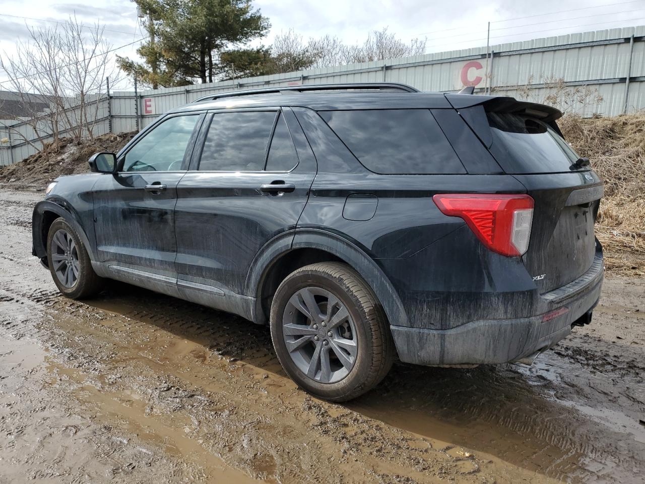 2023 Ford Explorer VIN 1FMSK8DH9PGB34505 Copart auction photo, front end / side damage thumbnail 2