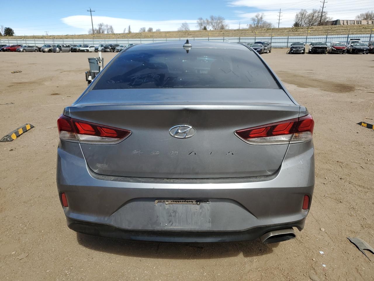 2019 Hyundai Sonata VIN 5NPE24AF5KH762577 Copart auction photo, side / vandalism damage thumbnail 6