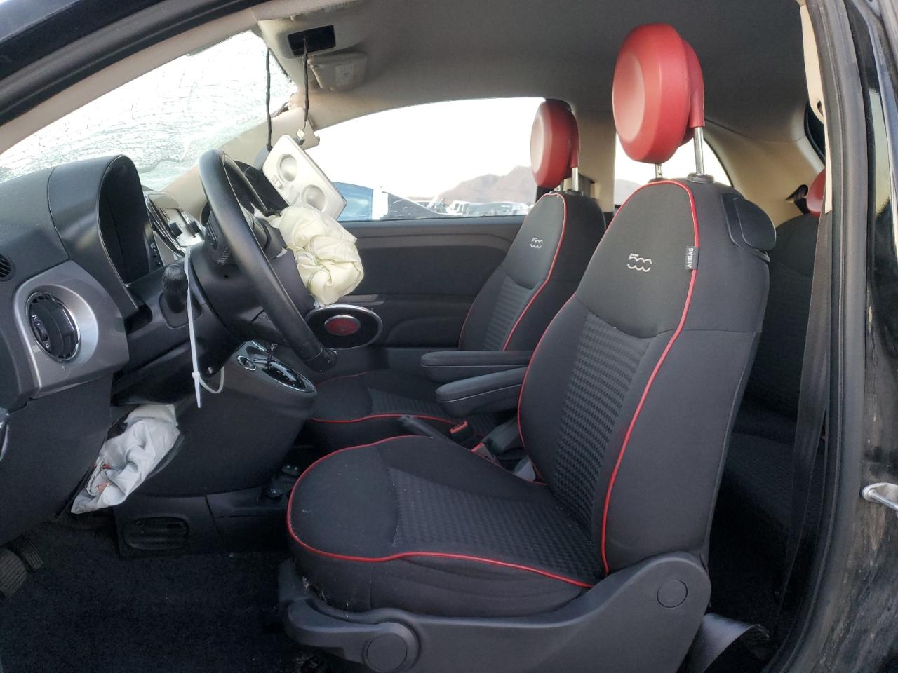 2018 Fiat 500 VIN 3C3CFFKH8JT528685 Copart auction photo, front end / side damage thumbnail 7