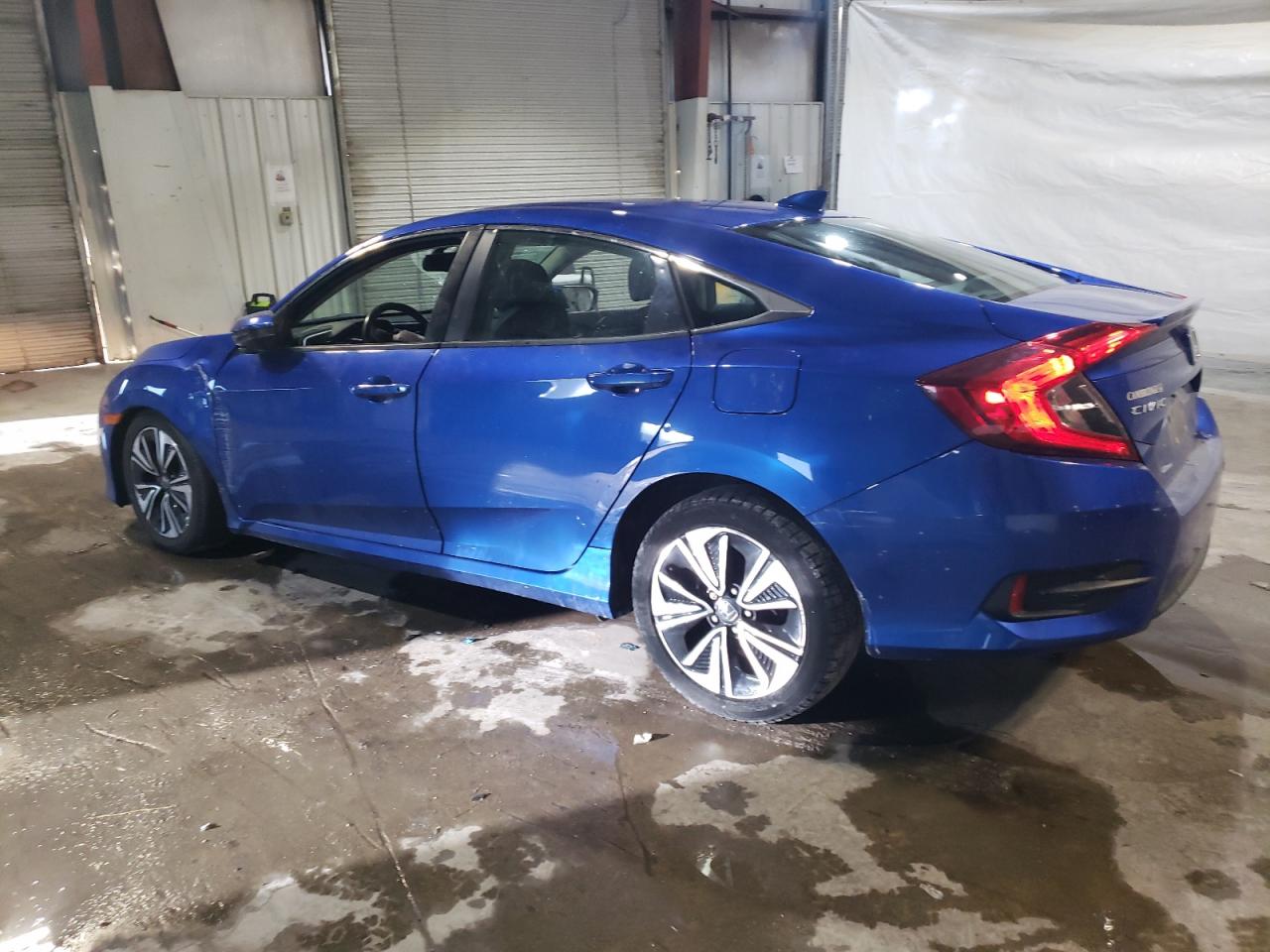 2016 Honda Civic VIN 19XFC1F77GE205618 Copart auction photo, side damage thumbnail 2