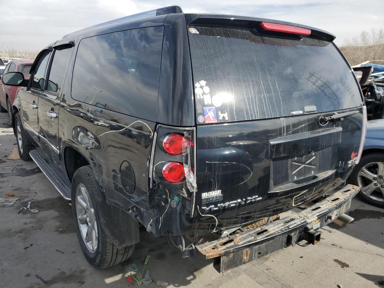 2011 GMC Yukon VIN 1GKS2MEF1BR114129 Copart auction photo, rear end / side damage thumbnail 2