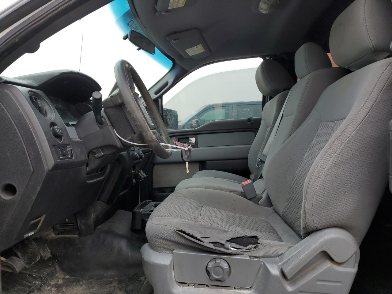 2013 Ford F-150 VIN 1FTEX1CM3DFC87133 Copart auction photo, side damage thumbnail 7
