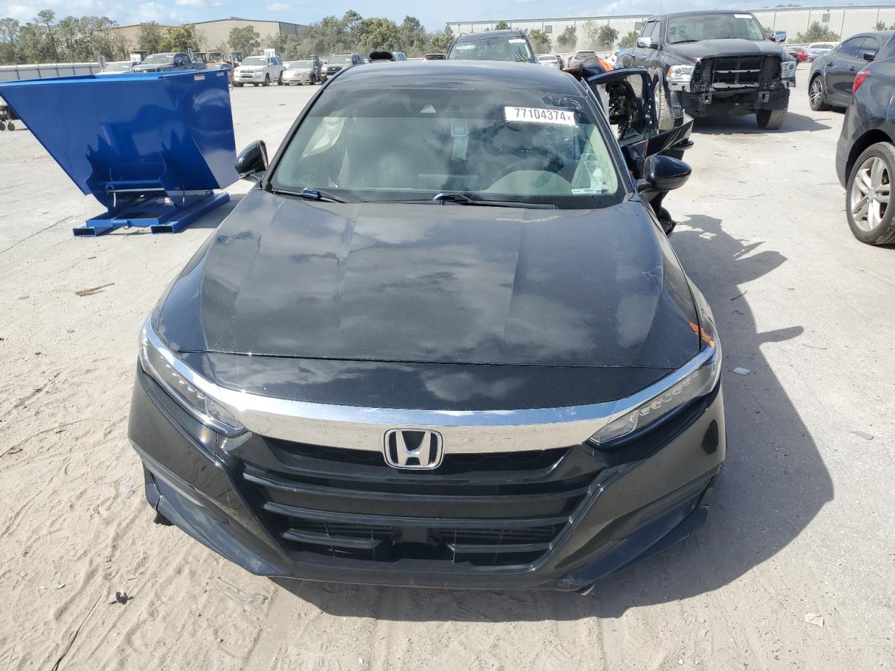 2019 Honda Accord VIN 1HGCV1F15KA132464 Copart auction photo, rear end / side damage thumbnail 5