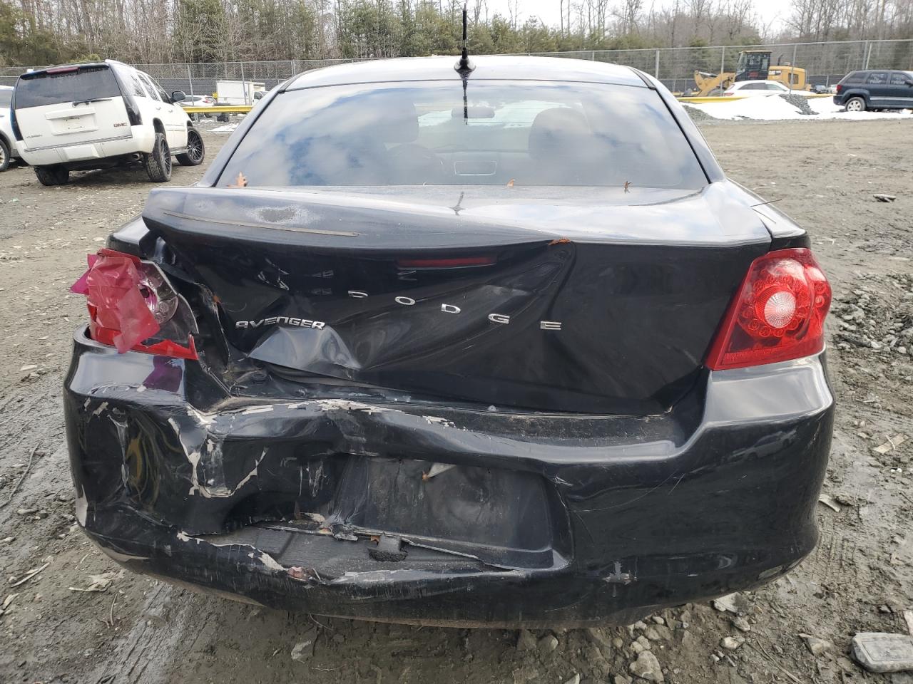 2013 Dodge Avenger VIN 1C3CDZAB5DN605201 Copart auction photo, rear end damage thumbnail 6