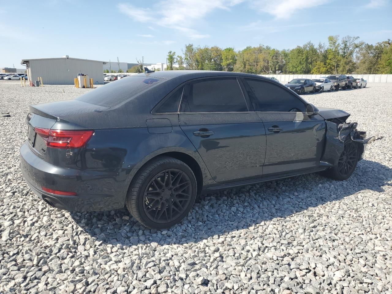 2017 Audi A4 VIN WAUKMAF43HN056765 Copart auction photo, front end / side damage thumbnail 3