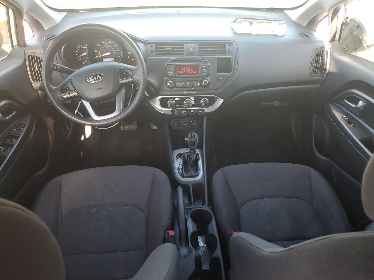 2013 KIA Rio VIN KNADM4A31D6209382 Copart auction photo, all over / undercarriage damage thumbnail 8