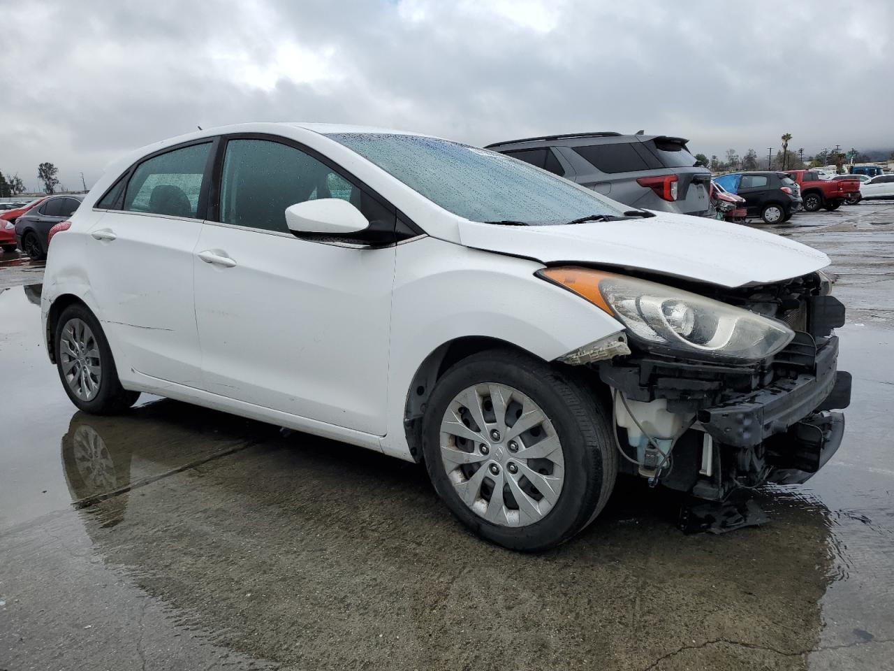 2017 Hyundai Elantra VIN KMHD35LH2HU364542 Copart auction photo, front end / rear end damage thumbnail 4