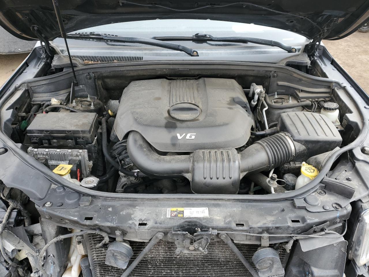 2014 Jeep Grand Cherokee VIN 1C4RJFAG6EC471126 Copart auction photo, front end damage thumbnail 12