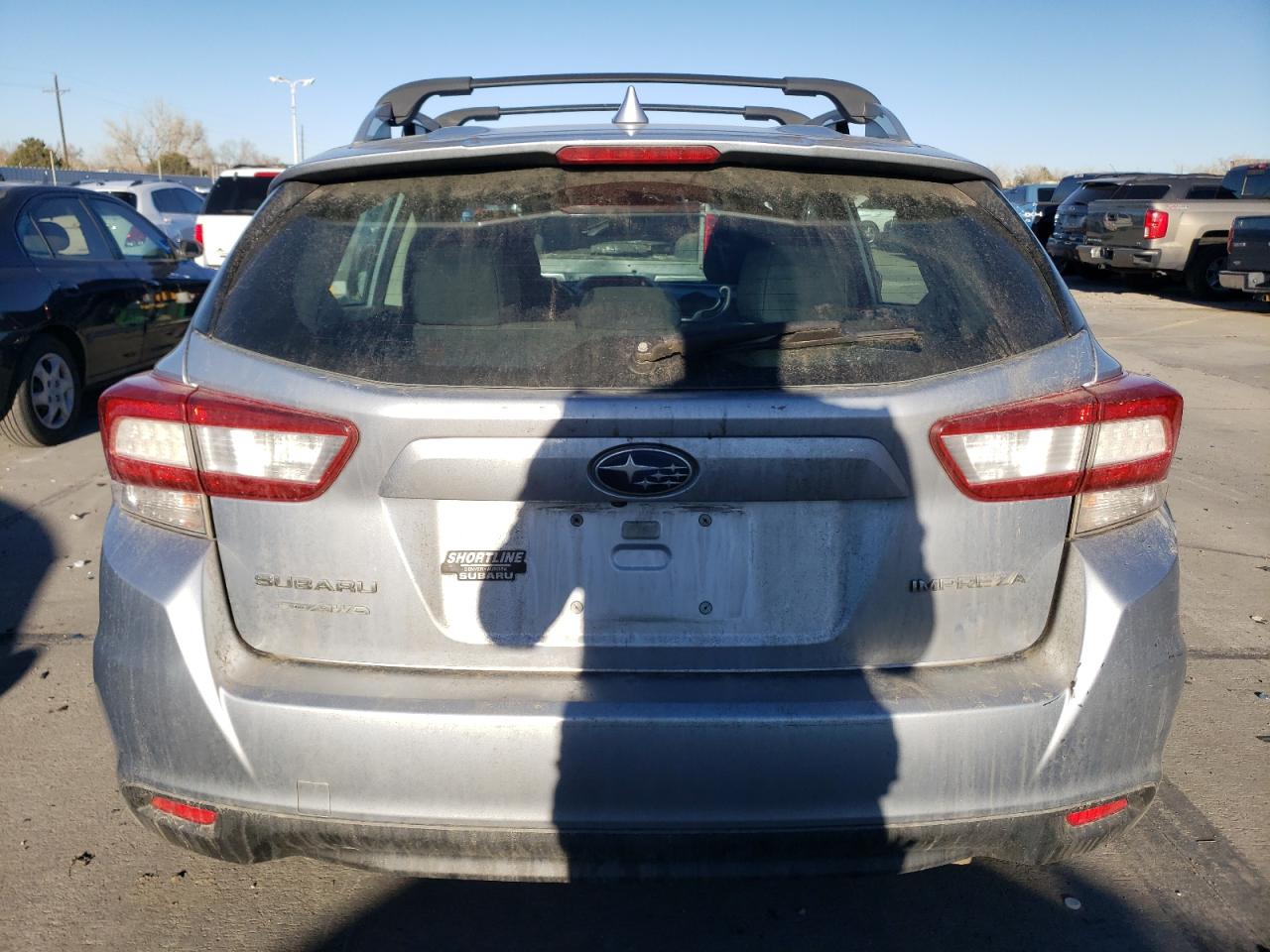 2018 Subaru Impreza VIN 4S3GTAD67J3727887 Copart auction photo, undercarriage / hail damage thumbnail 6