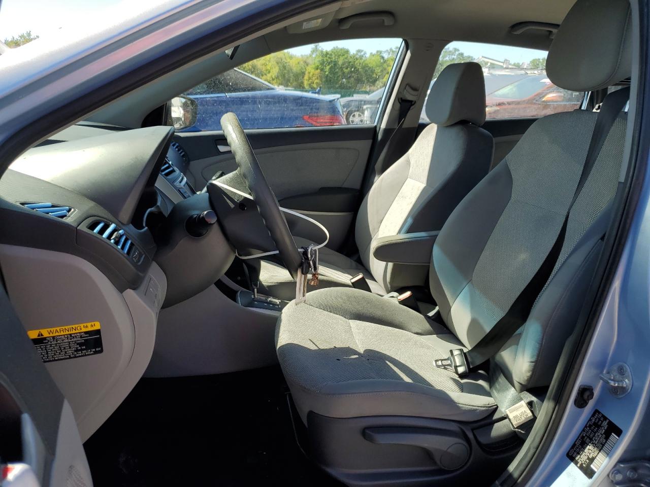 2013 Hyundai Accent VIN KMHCT5AE7DU108539 Copart auction photo, front end / minor dent/scratches damage thumbnail 7