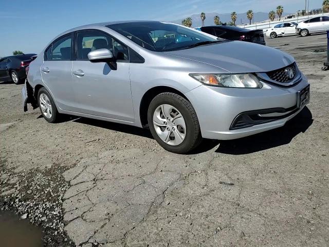 2015 Honda Civic VIN 19XFB2F50FE248946 Copart auction photo, rear end / side damage thumbnail 10