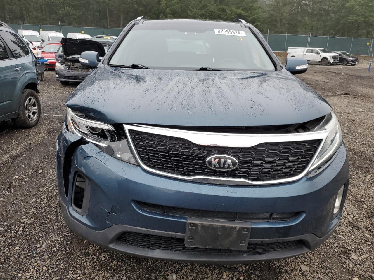 2014 KIA Sorento VIN 5XYKUDA75EG535617 Copart auction photo, front end damage thumbnail 5
