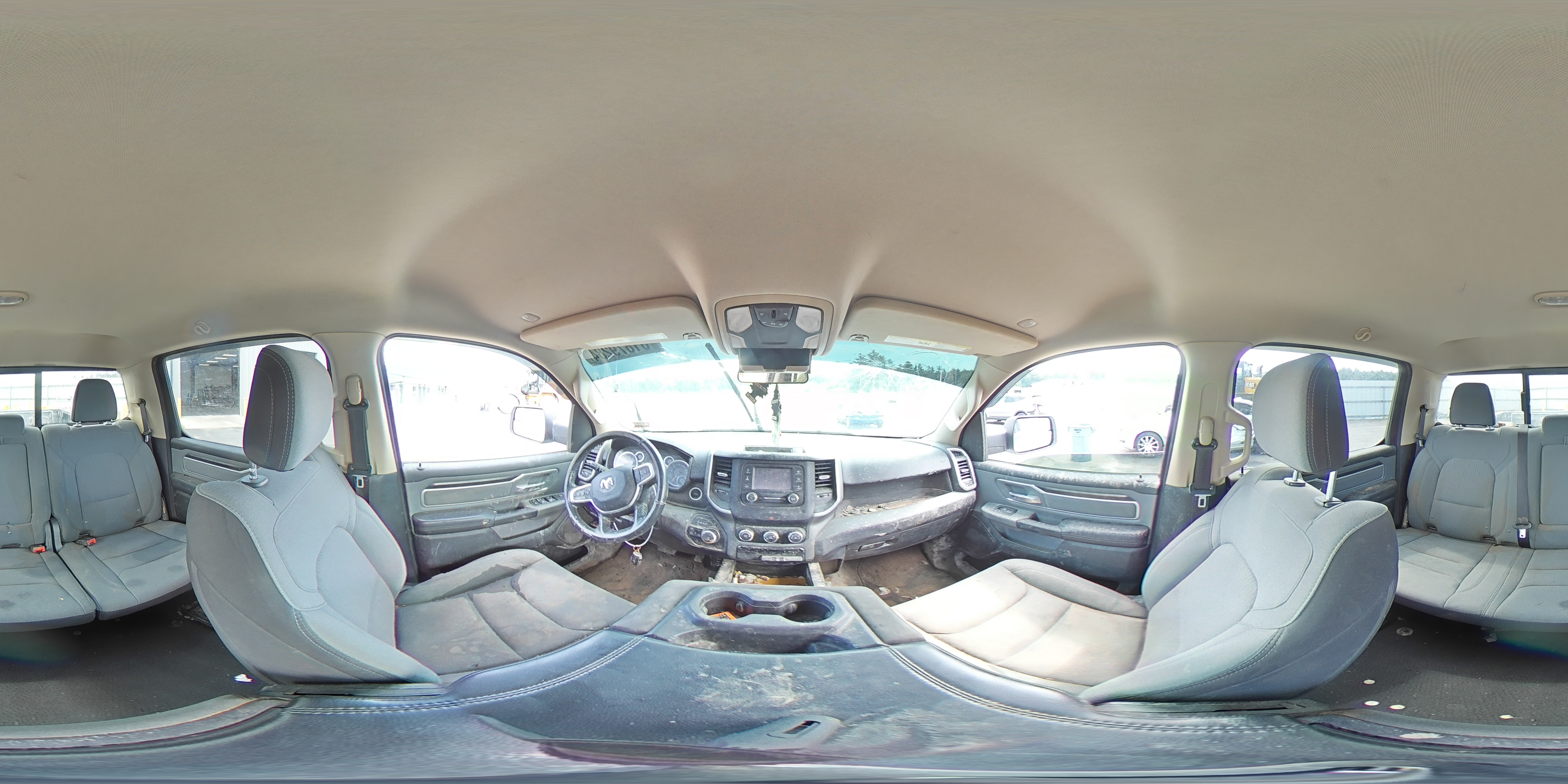 2019 RAM 1500 VIN 1C6RRFFG8KN830002 Copart auction photo, water/flood damage thumbnail 14
