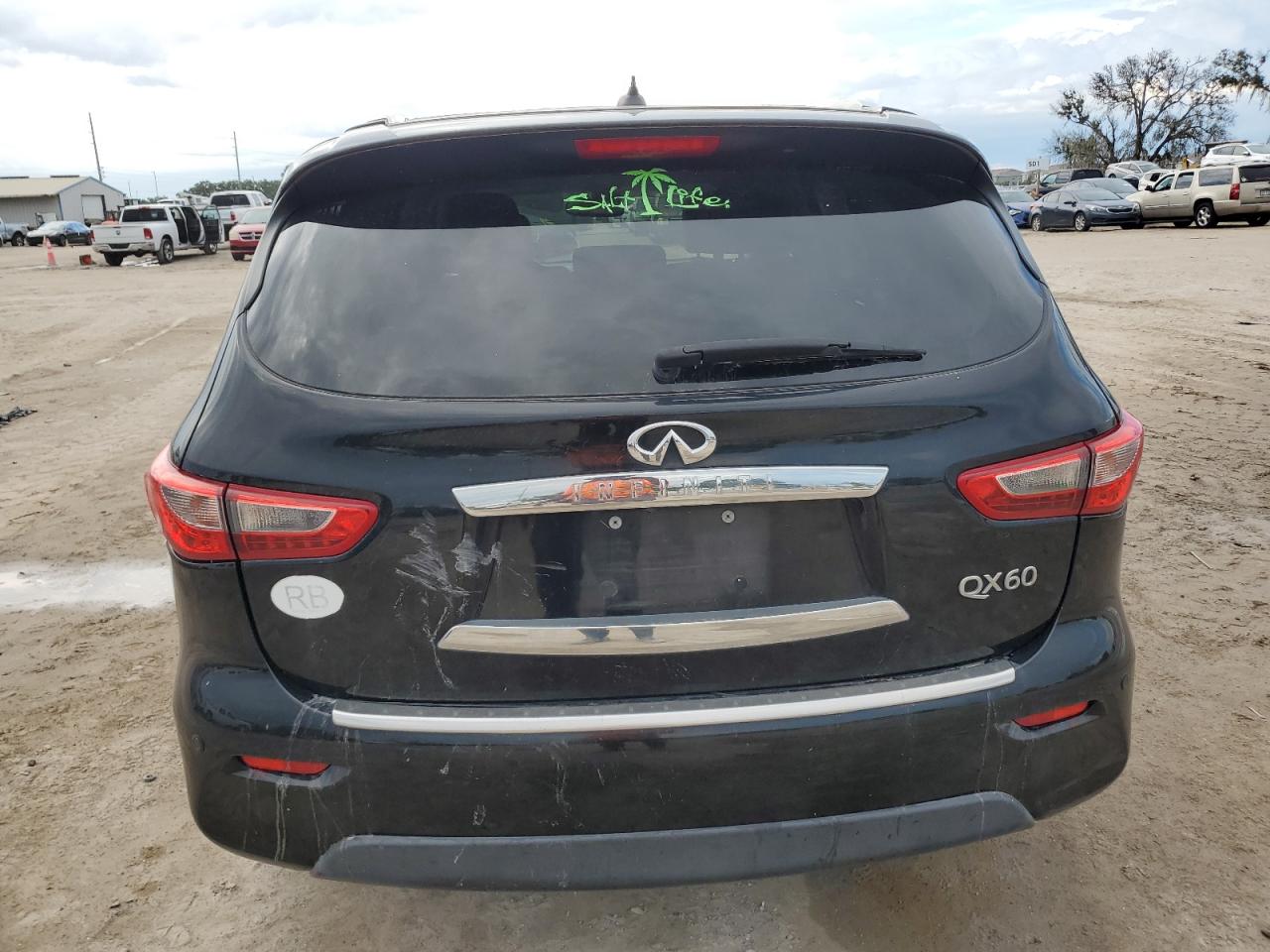 2014 Infiniti QX60 VIN 5N1AL0MN3EC526917 Copart auction photo, water/flood damage thumbnail 6