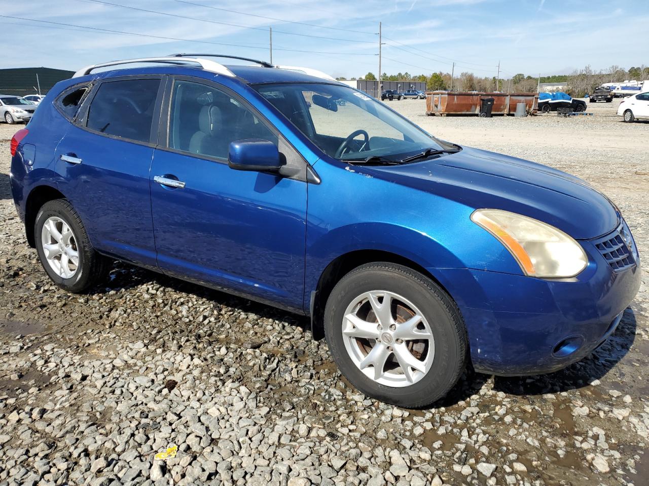 2010 Nissan Rogue VIN JN8AS5MT9AW002932 Copart auction photo, top/roof damage thumbnail 4
