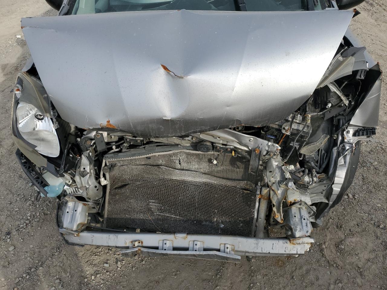 2010 Honda Fit VIN JHMGE8H28AS017539 Copart auction photo, front end damage thumbnail 11