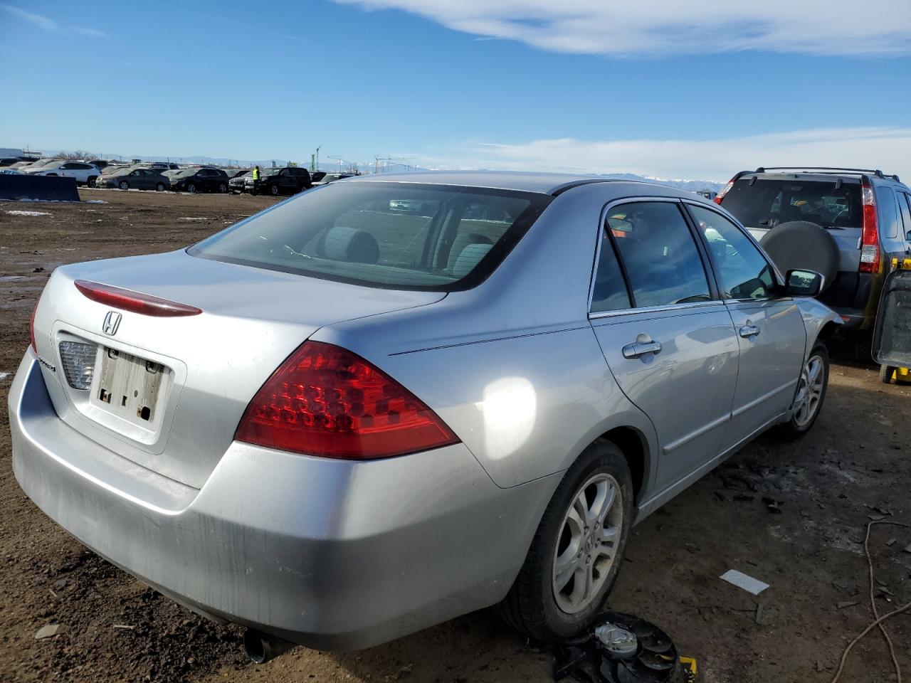 2006 Honda Accord VIN 1HGCM563X6A141744 Copart auction photo, front end damage thumbnail 3