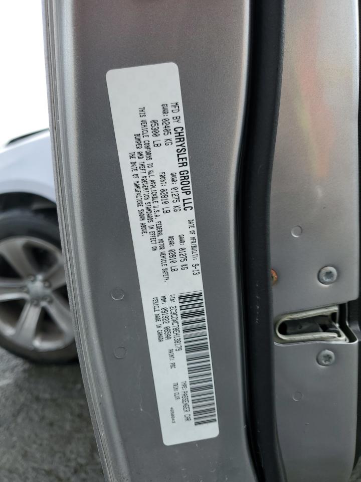 2014 Dodge Charger VIN 2C3CDXCT8EH138179 Copart auction photo, side / all over damage thumbnail 13