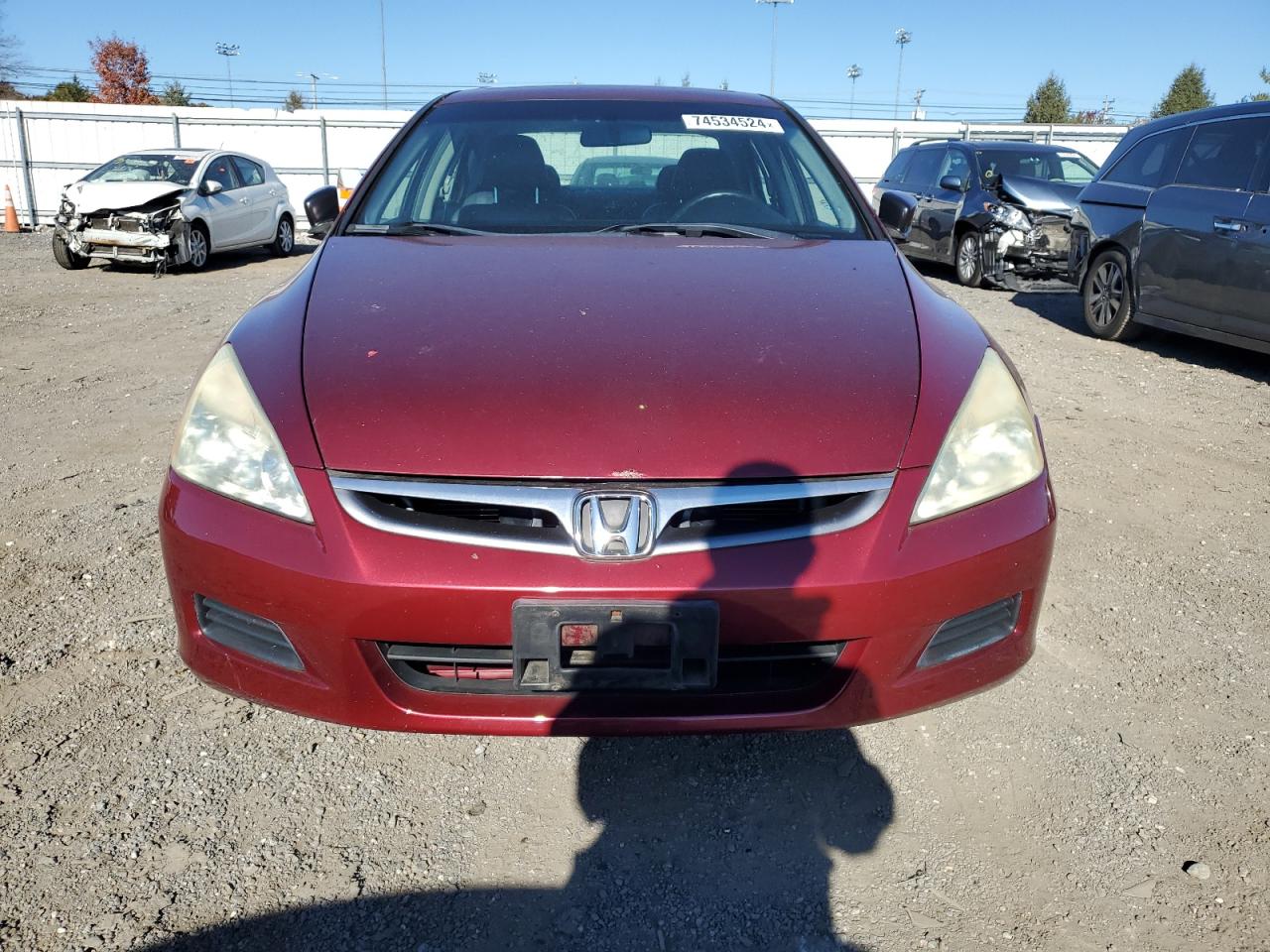 2006 Honda Accord VIN 1HGCM56896A051948 Copart auction photo, rear end / minor dent/scratches damage thumbnail 5