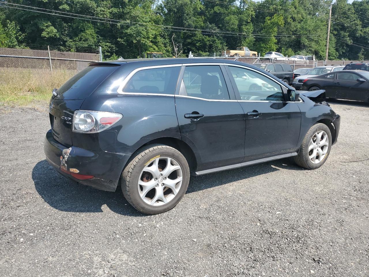 2010 Mazda CX-7 VIN JM3ER4WL2A0338819 Copart auction photo, front end / side damage thumbnail 3