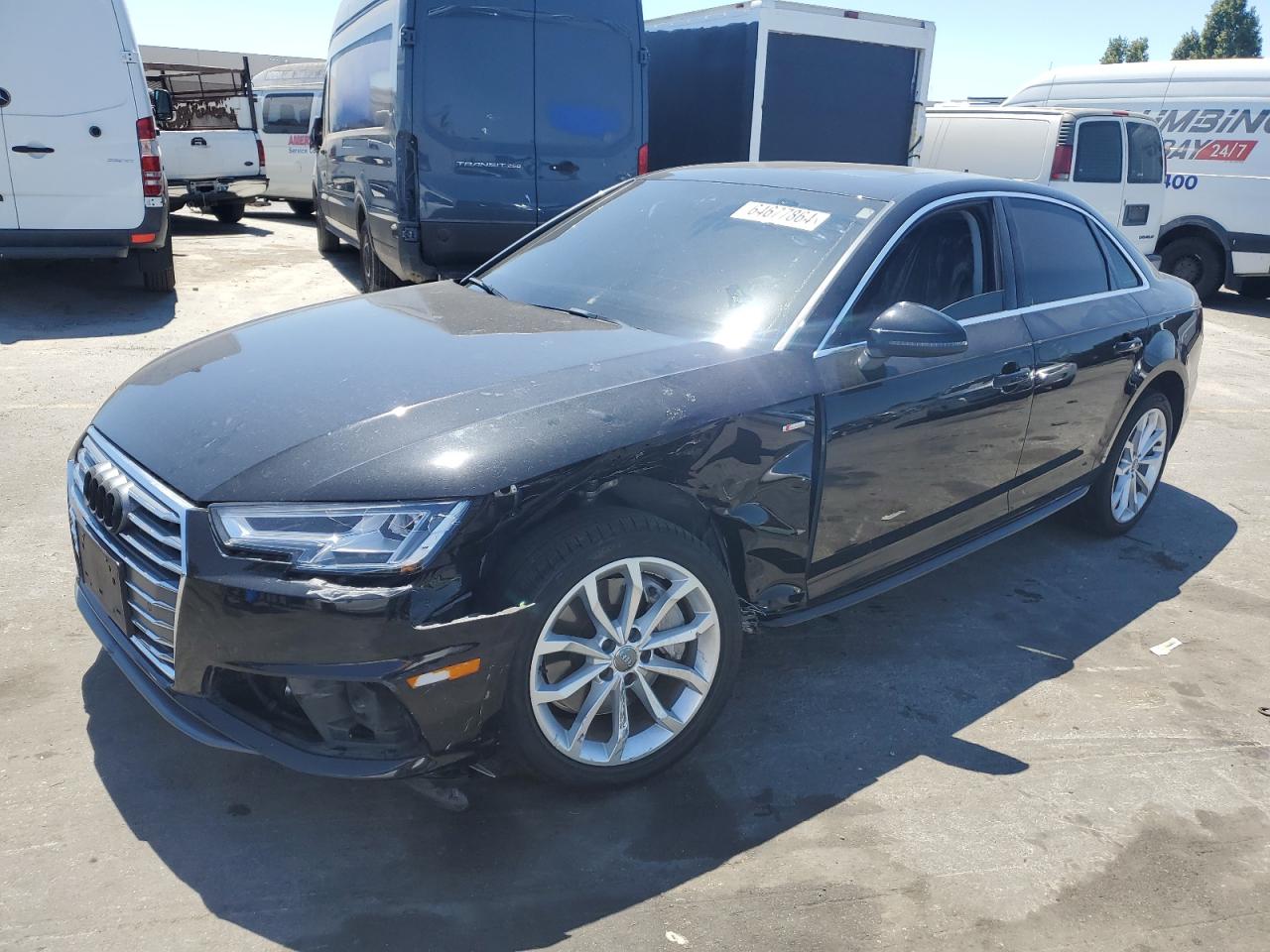 2019 Audi A4 VIN WAUENAF44KN015062