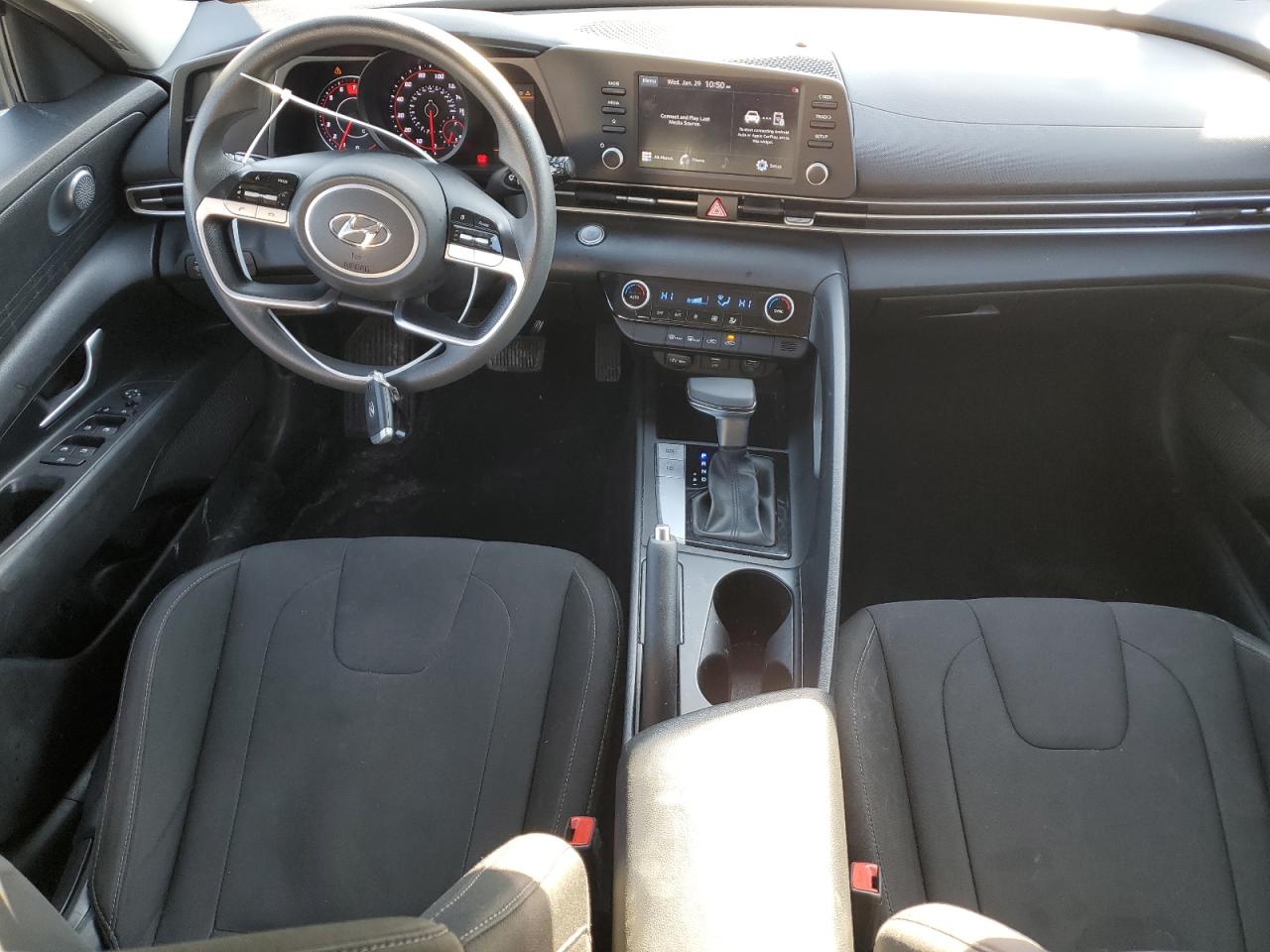 2021 Hyundai Elantra VIN 5NPLM4AG8MH010787 Copart auction photo, rear end / side damage thumbnail 8