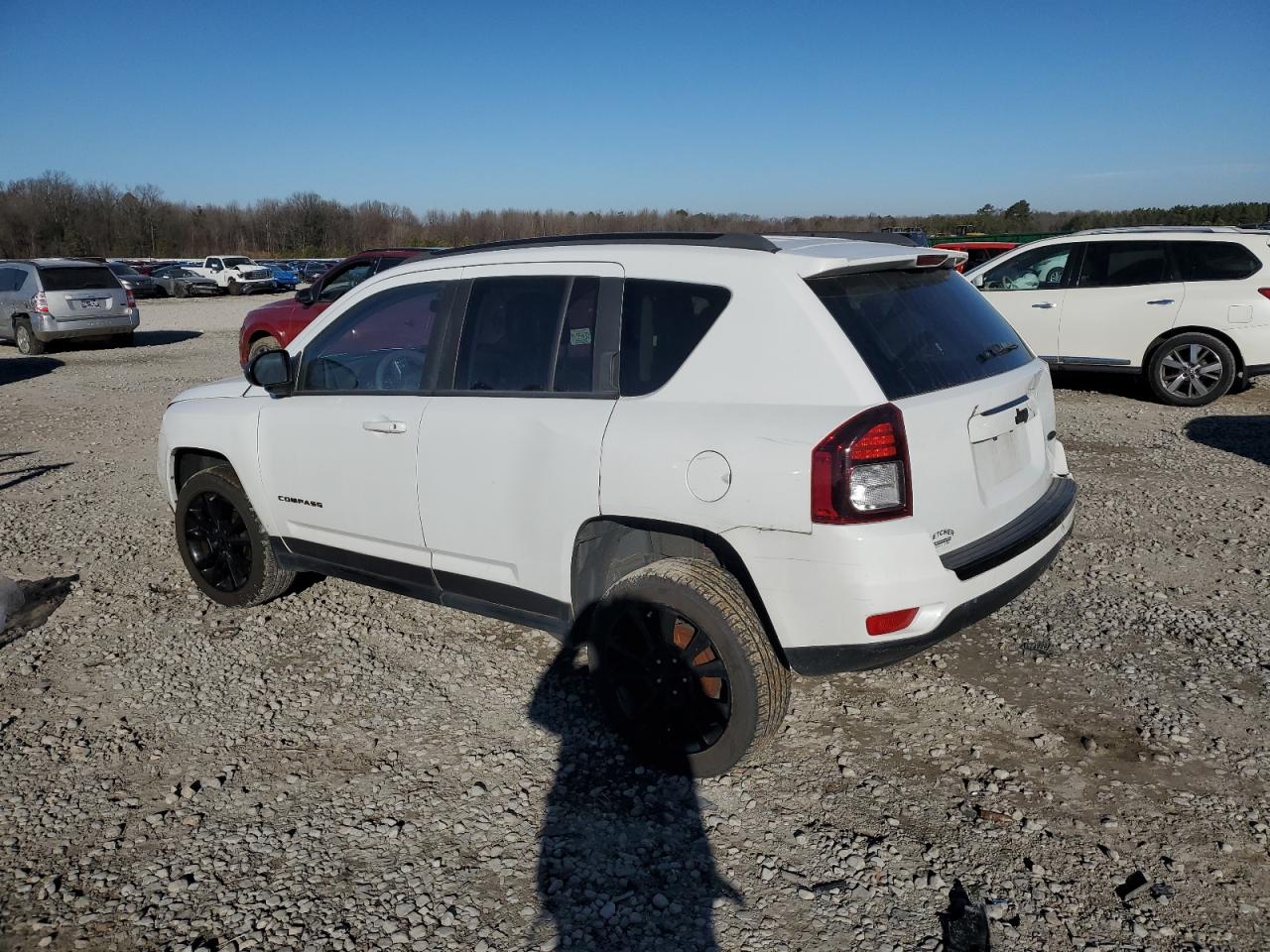 2015 Jeep Compass VIN 1C4NJCBA4FD263717 Copart auction photo, side damage thumbnail 2