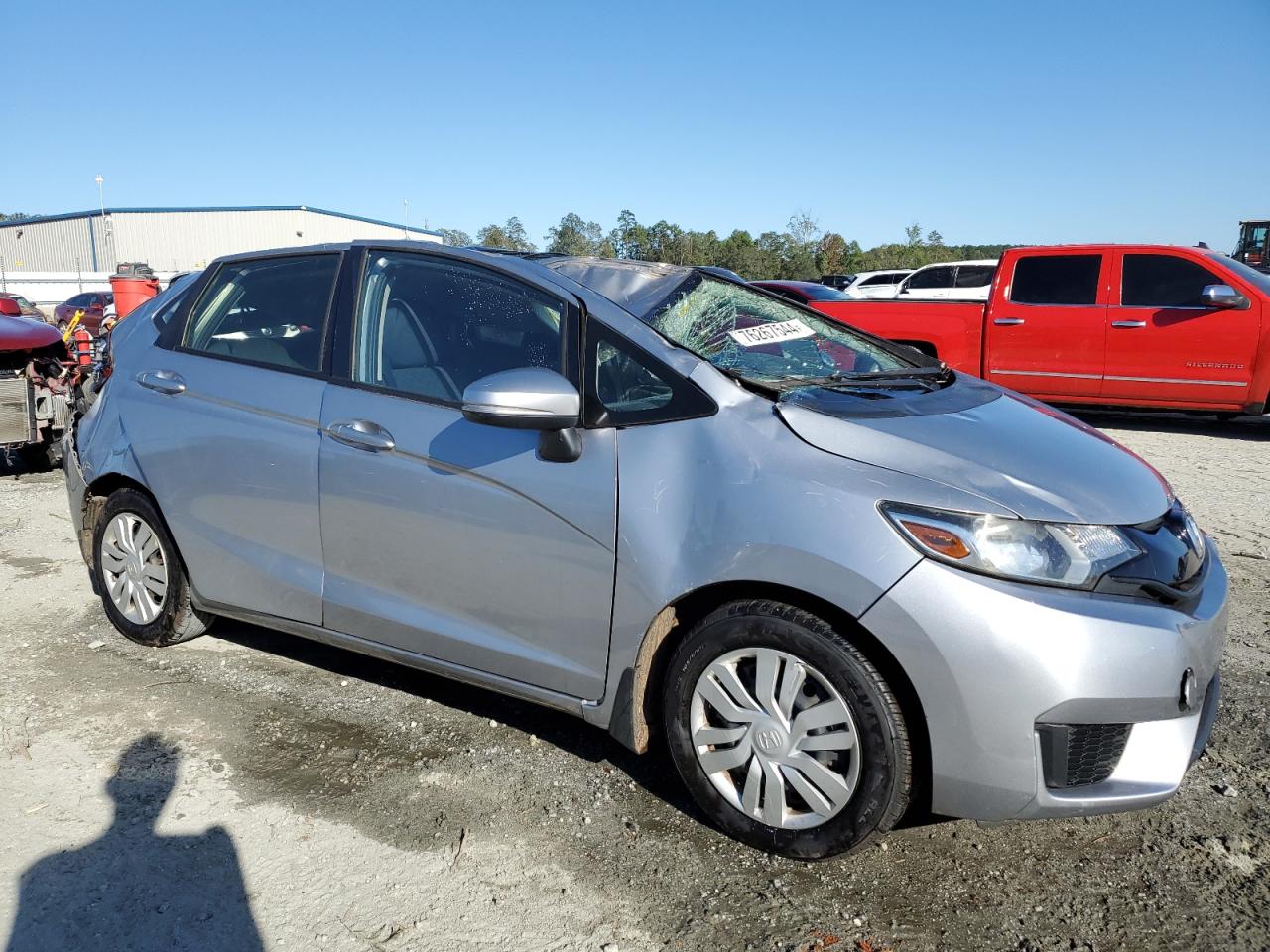 2017 Honda Fit VIN JHMGK5H56HS005613 Copart auction photo, top/roof / minor dent/scratches damage thumbnail 4
