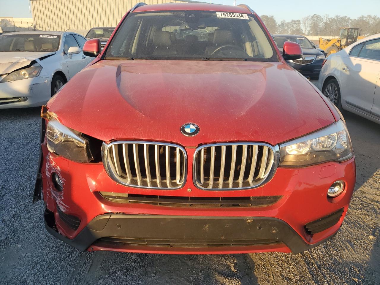 2017 BMW X3 VIN 5UXWX9C54H0T07098 Copart auction photo, front end damage thumbnail 5