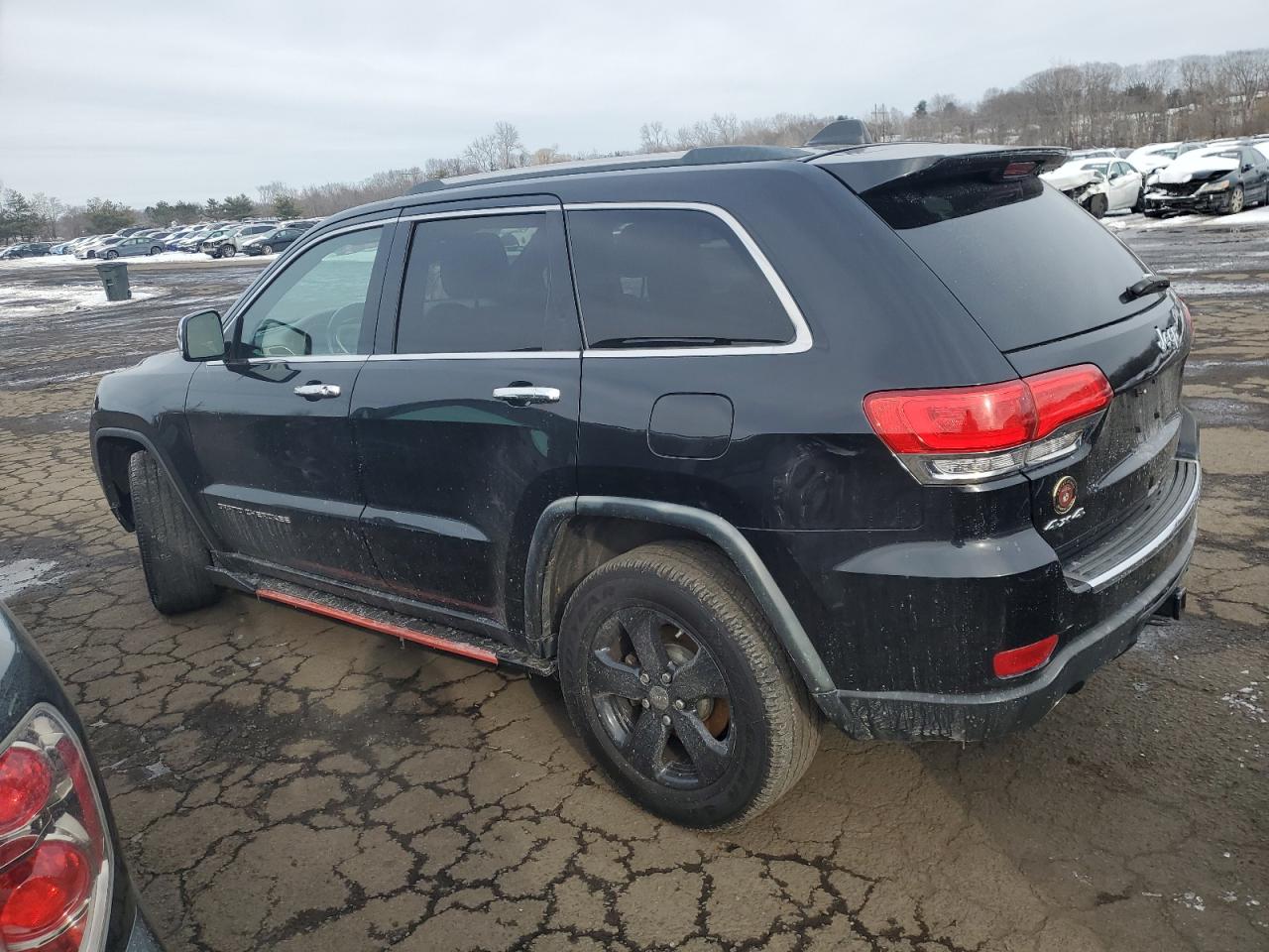 2014 Jeep Grand Cherokee VIN 1C4RJFBG4EC430377 Copart auction photo, side damage thumbnail 2