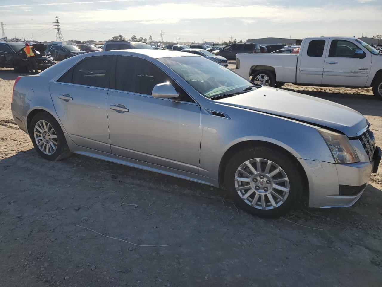 2012 Cadillac CTS VIN 1G6DE5E50C0102135 Copart auction photo, undercarriage / mechanical damage thumbnail 4