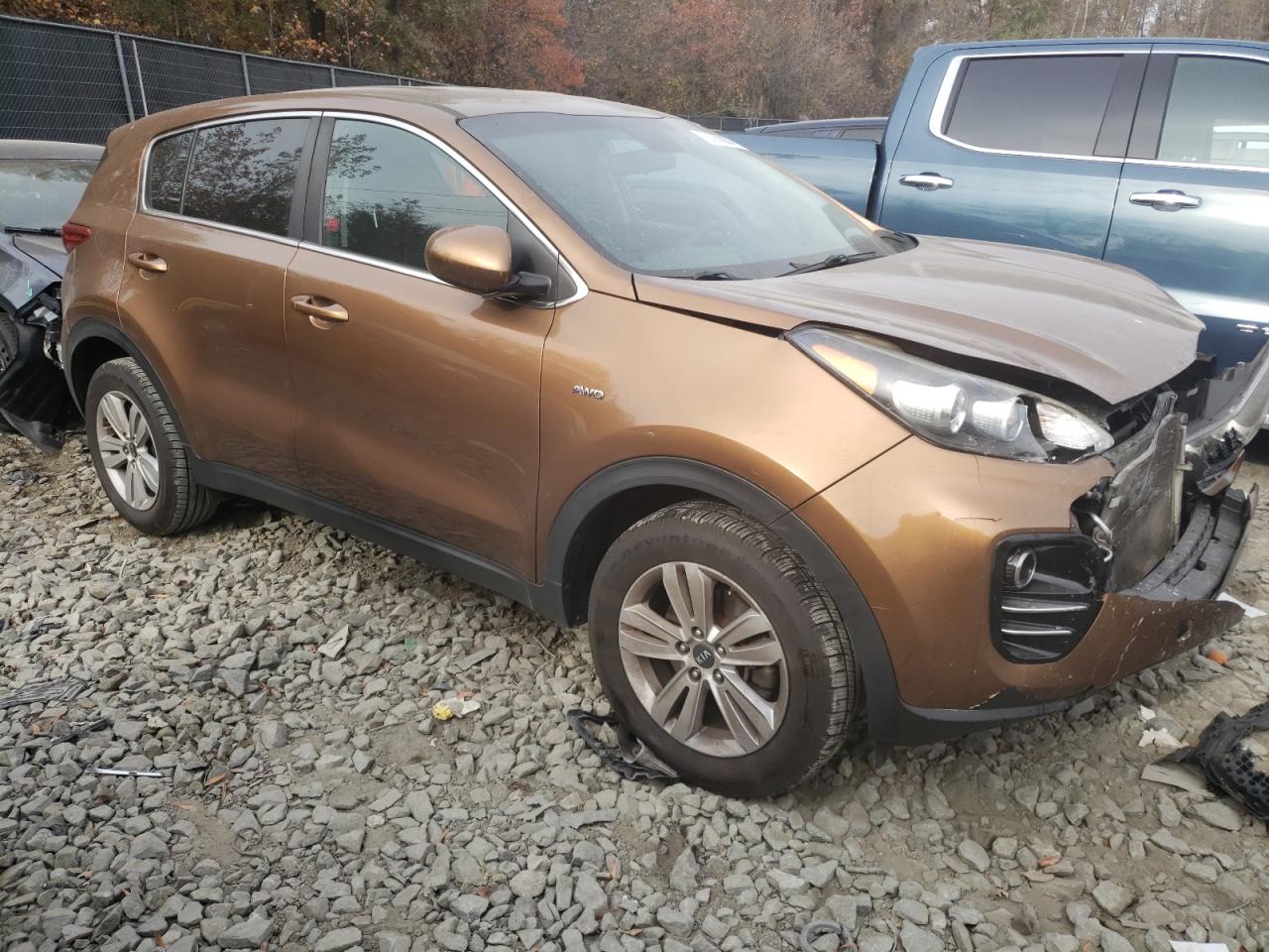 2018 KIA Sportage VIN KNDPMCAC2J7308311 Copart auction photo, front end damage thumbnail 4