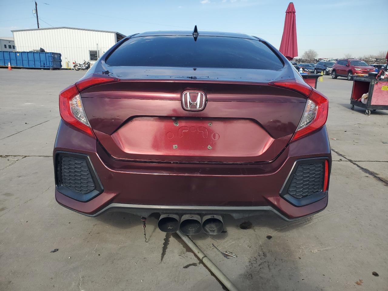 2017 Honda Civic VIN 2HGFC1E54HH704044 Copart auction photo, front end damage thumbnail 6