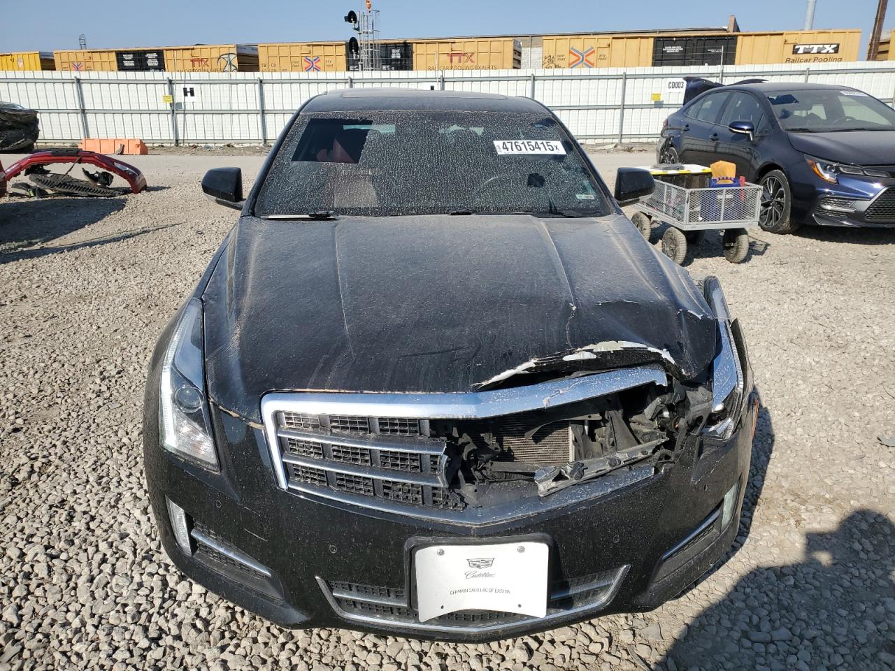 2014 Cadillac ATS VIN 1G6AJ5SX8E0133222 Copart auction photo, front end damage thumbnail 5