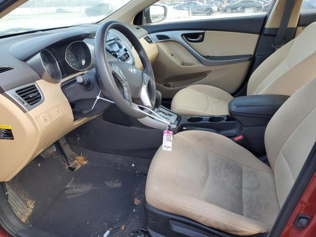 2013 Hyundai Elantra VIN 5NPDH4AE8DH420478 Copart auction photo, rear end damage thumbnail 7