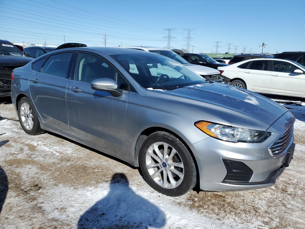 2020 Ford Fusion VIN 3FA6P0HD6LR163615 Copart auction photo, rear end / minor dent/scratches damage thumbnail 4