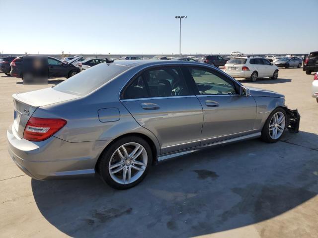 2012 Mercedes-Benz C-klasse VIN WDDGF4HB1CA654956 Copart auction photo, front end / minor dent/scratches damage thumbnail 3