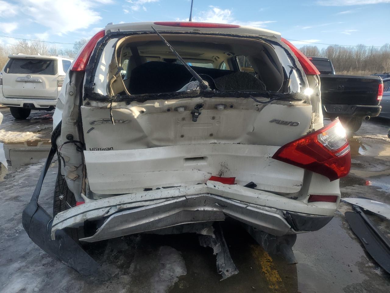 2016 Honda CR-V VIN 5J6RM4H71GL033273 Copart auction photo, rear end / front end damage thumbnail 6