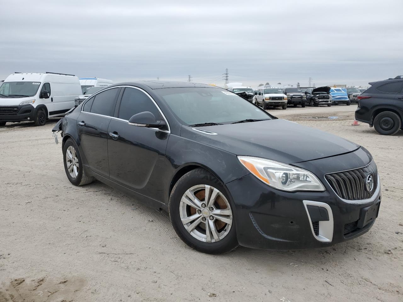 2014 Buick Regal VIN 2G4GT5GX7E9273967 Copart auction photo, front end / rear end damage thumbnail 4