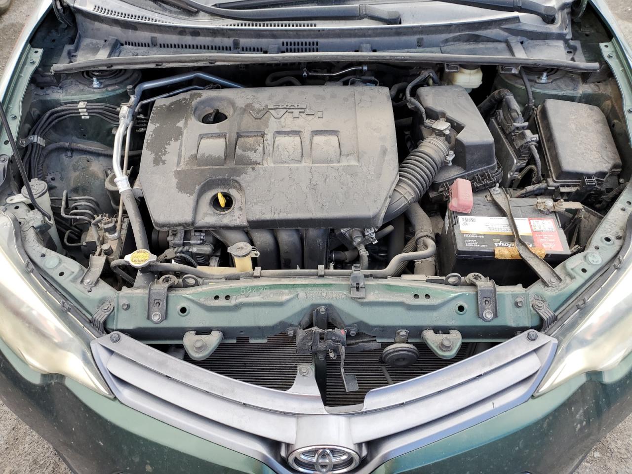 2015 Toyota Corolla VIN 2T1BURHEXFC378827 Copart auction photo, side damage thumbnail 11