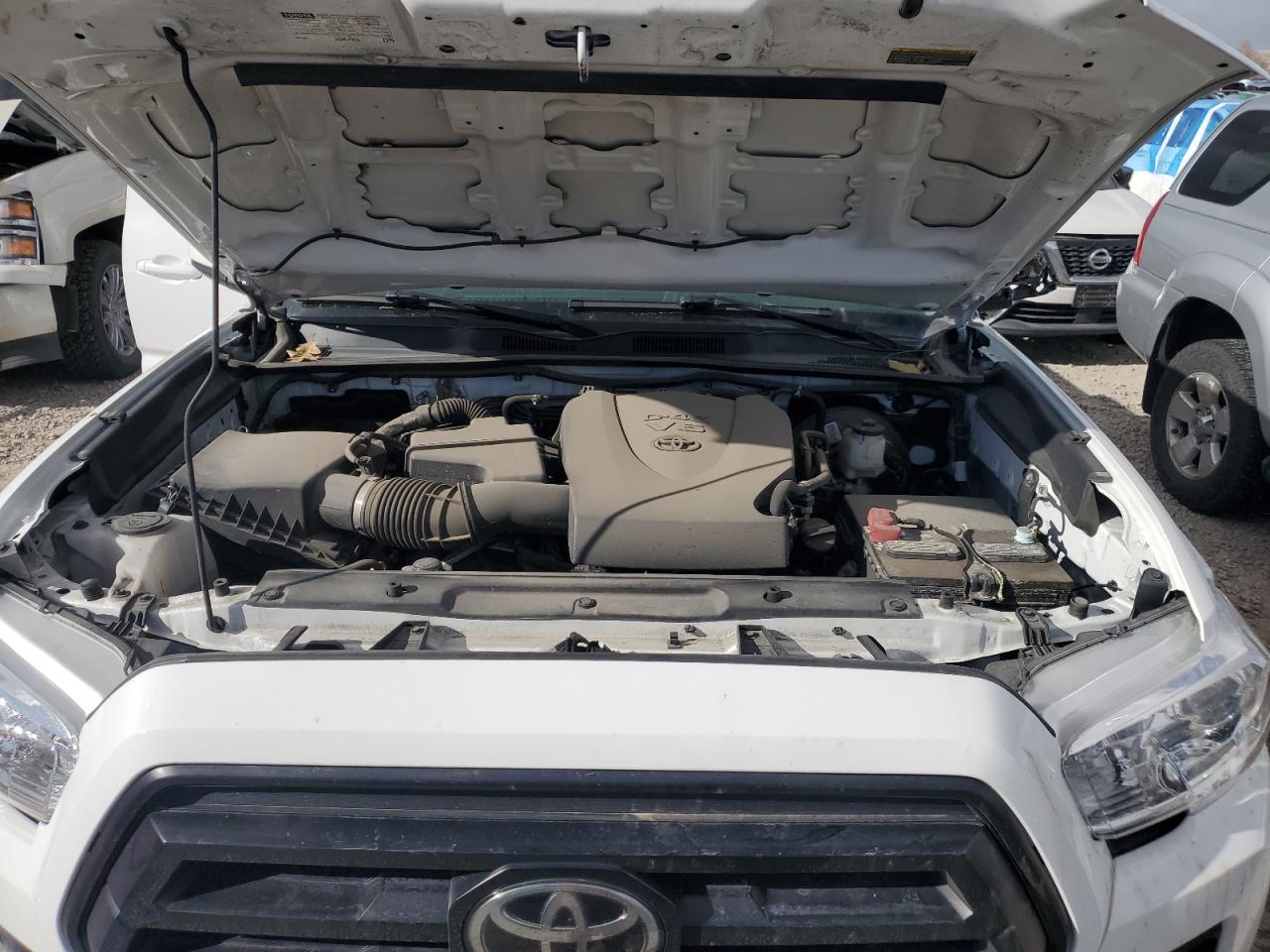 2021 Toyota Tacoma VIN 3TMCZ5AN2MM403555 Copart auction photo, all over damage thumbnail 13