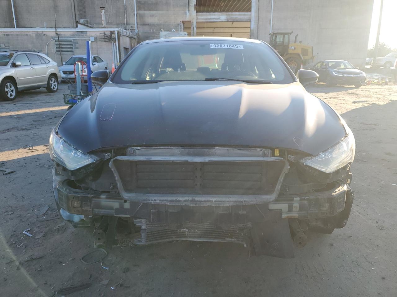 2017 Ford Fusion VIN 3FA6P0LU9HR250973 Copart auction photo, front end / rear end damage thumbnail 5