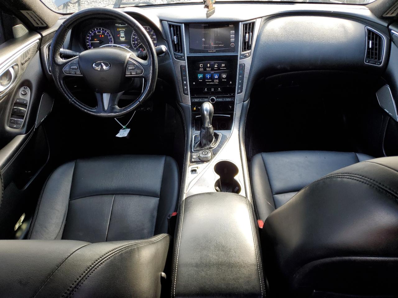 2017 Infiniti Q50 VIN JN1EV7AP5HM736404 Copart auction photo, front end damage thumbnail 8