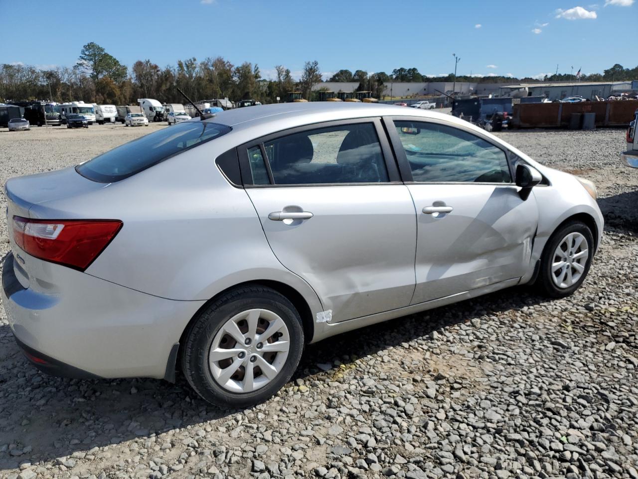 2012 KIA Rio VIN KNADN4A38C6061565 Copart auction photo, water/flood / side damage thumbnail 3