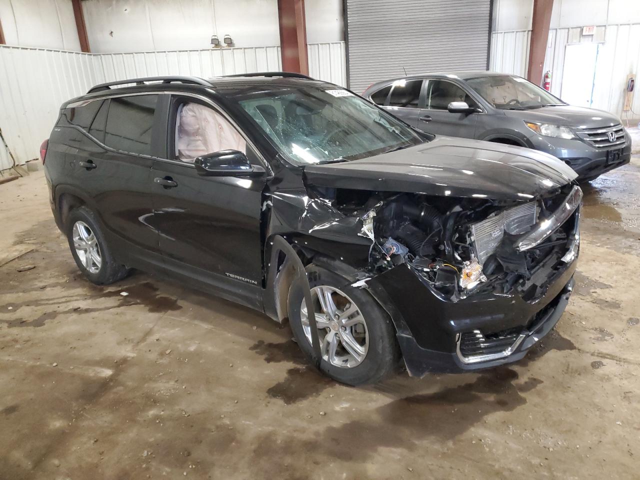 2022 GMC Terrain VIN 3GKALTEV8NL260503 Copart auction photo, front end / side damage thumbnail 4