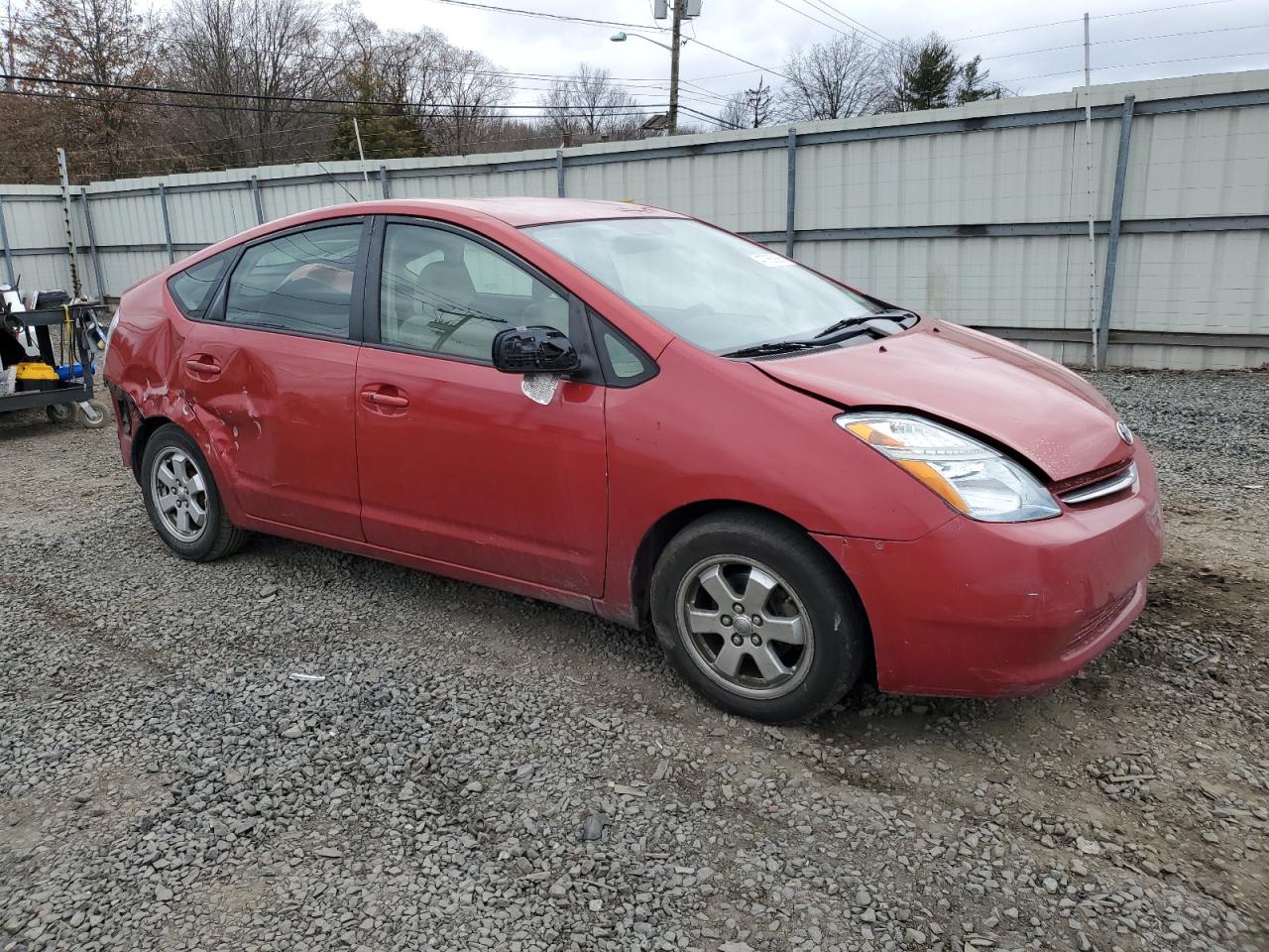 2008 Toyota Prius VIN JTDKB20U383438796 Copart auction photo, side / rear end damage thumbnail 4