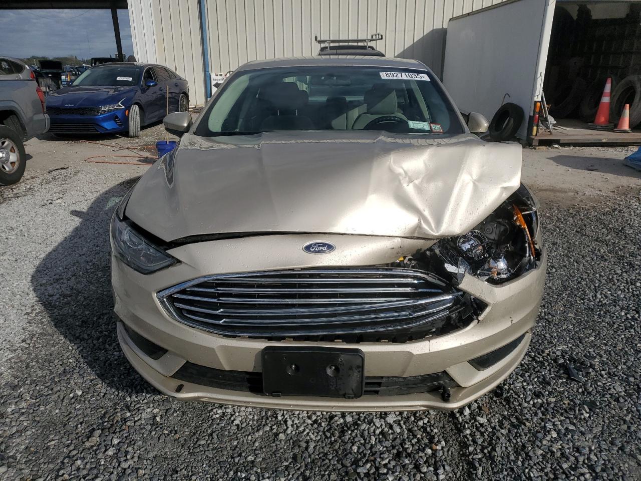 2017 Ford Fusion VIN 3FA6P0H7XHR348090 Copart auction photo, front end damage thumbnail 5