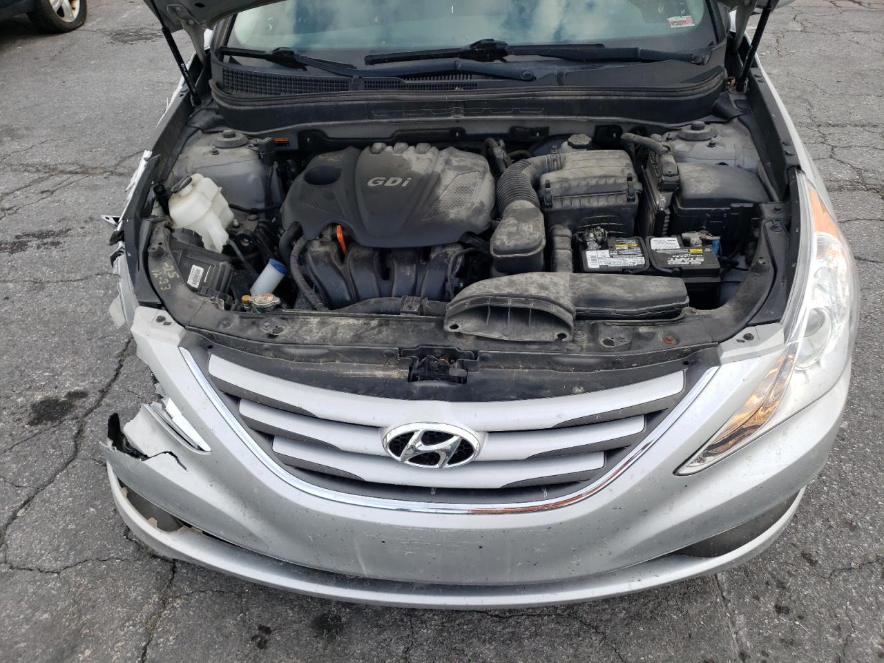2014 Hyundai Sonata VIN 5NPEB4AC0EH928546 Copart auction photo, front end damage thumbnail 11