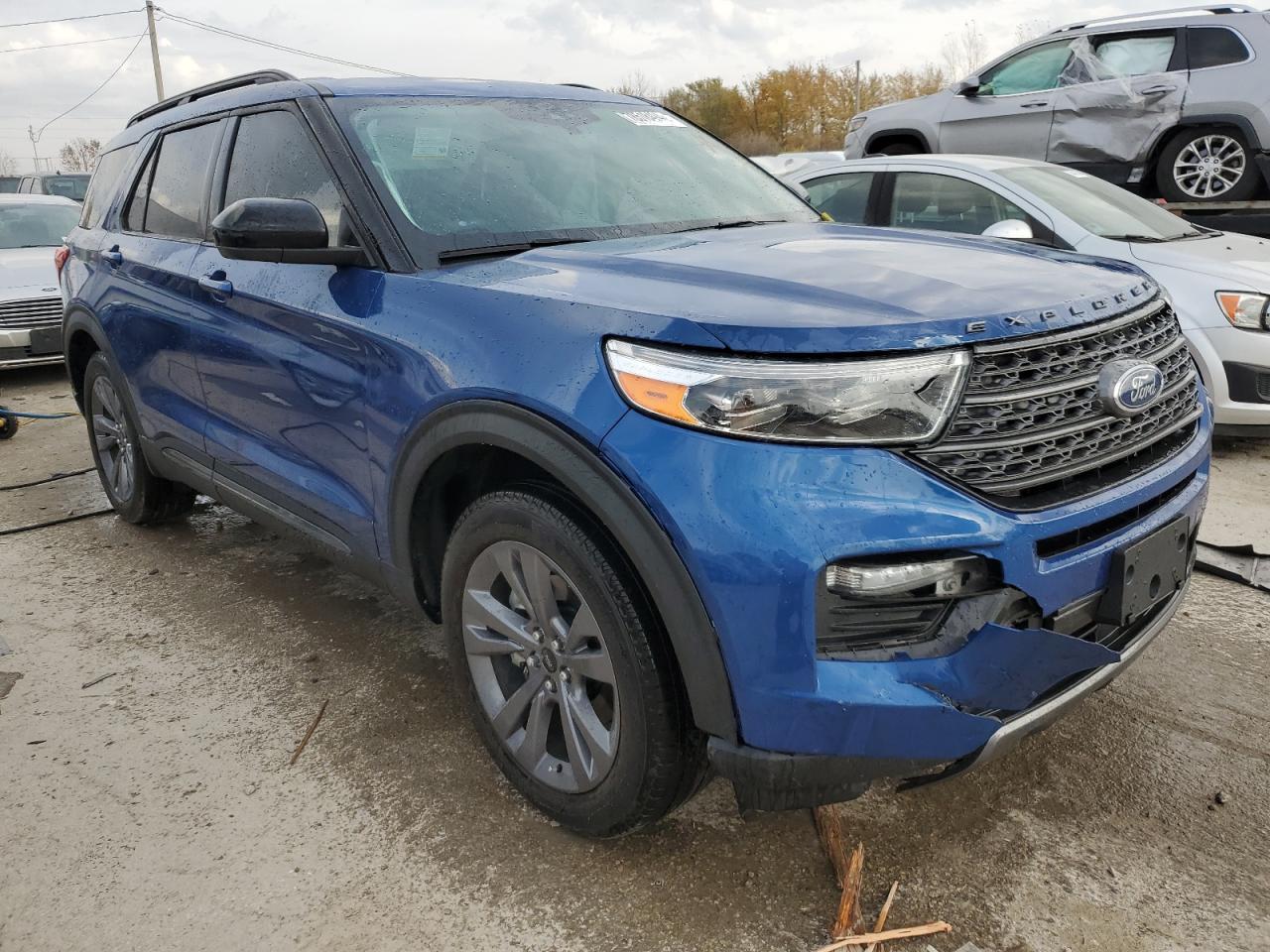 2022 Ford Explorer VIN 1FMSK8DHXNGA89913 Copart auction photo, front end damage thumbnail 4