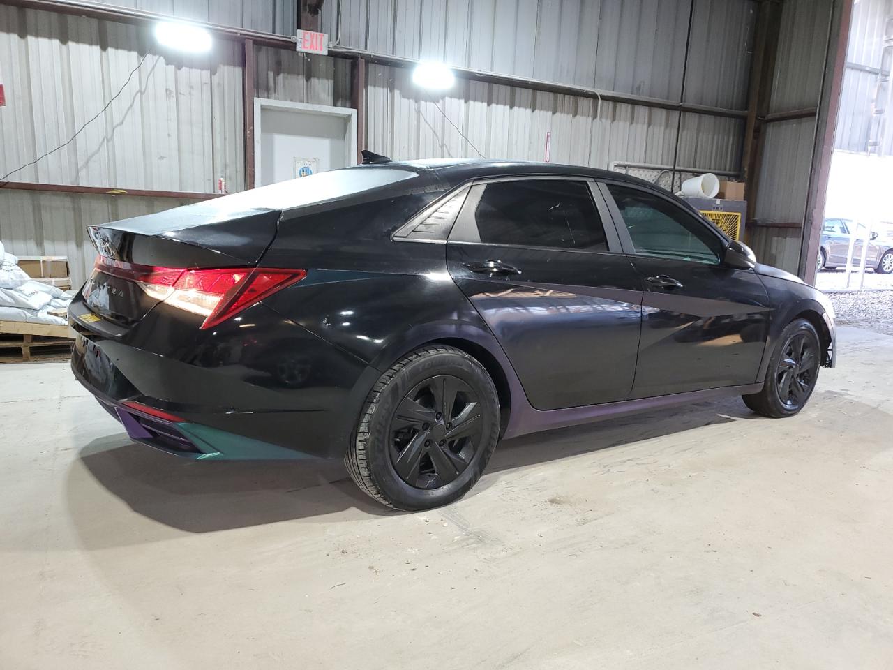 2022 Hyundai Elantra VIN KMHLM4AG0NU283001 Copart auction photo, mechanical / front end damage thumbnail 3